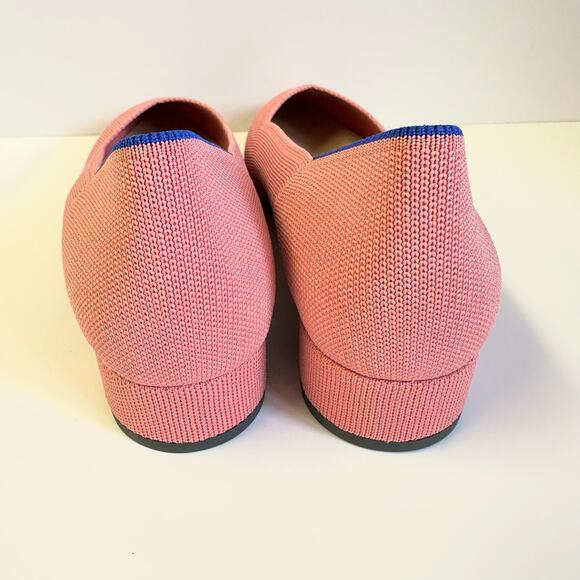 Rothy's the High Point‎ knit low block heel in Tulip/pink Size 9.5 point toe - Picture 8 of 15